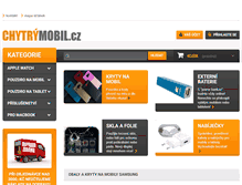 Tablet Screenshot of chytrymobil.cz